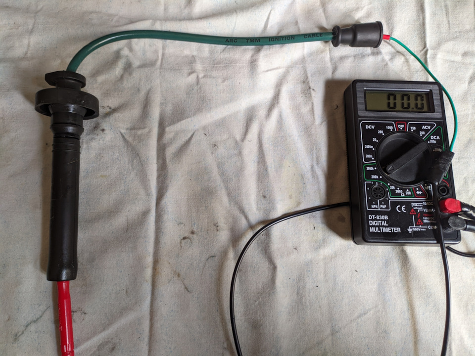Диагностика высоковольтных проводов, катушек зажигания и наконечников ...