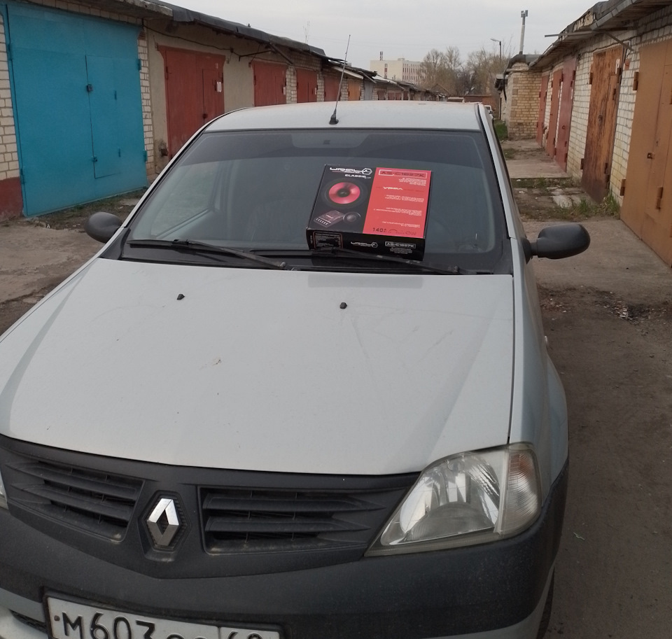 Динамики URAL CLASSIC plus AS-C1627K в передние двери. — Renault Logan  (1G), 1,4 л, 2006 года | автозвук | DRIVE2