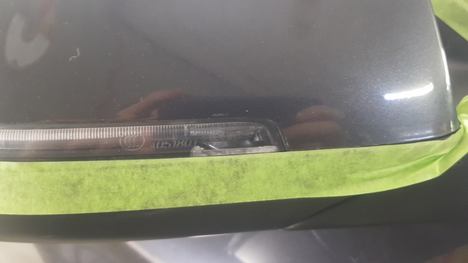 Разбор зеркала без снятия, ремонт повторителя — BMW 5 series (F10), 2 л ...