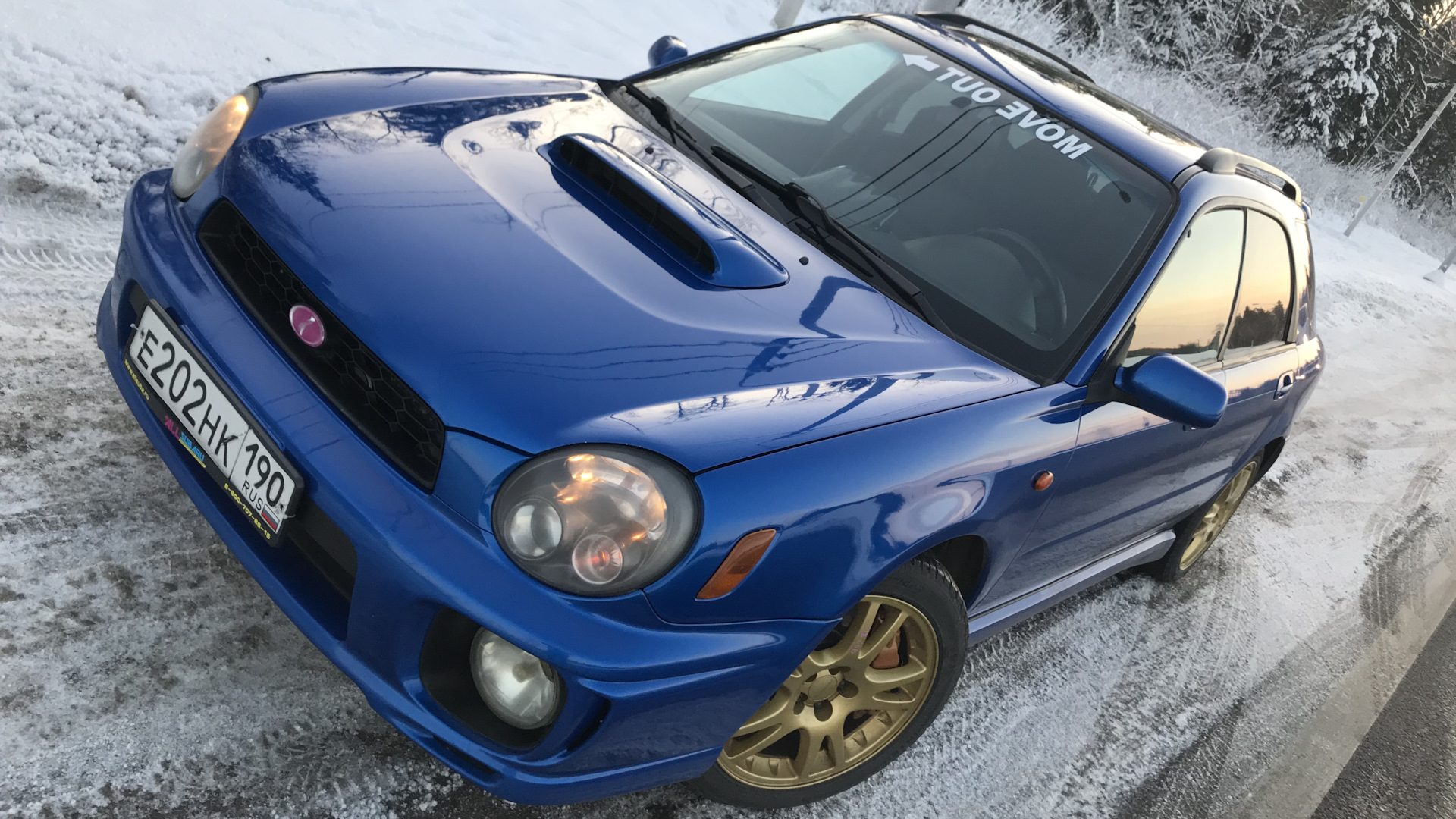 Subaru Impreza WRX (GD, GG) 2.0 бензиновый 2002 | Синяя стрела 337hp 6МТ на  DRIVE2