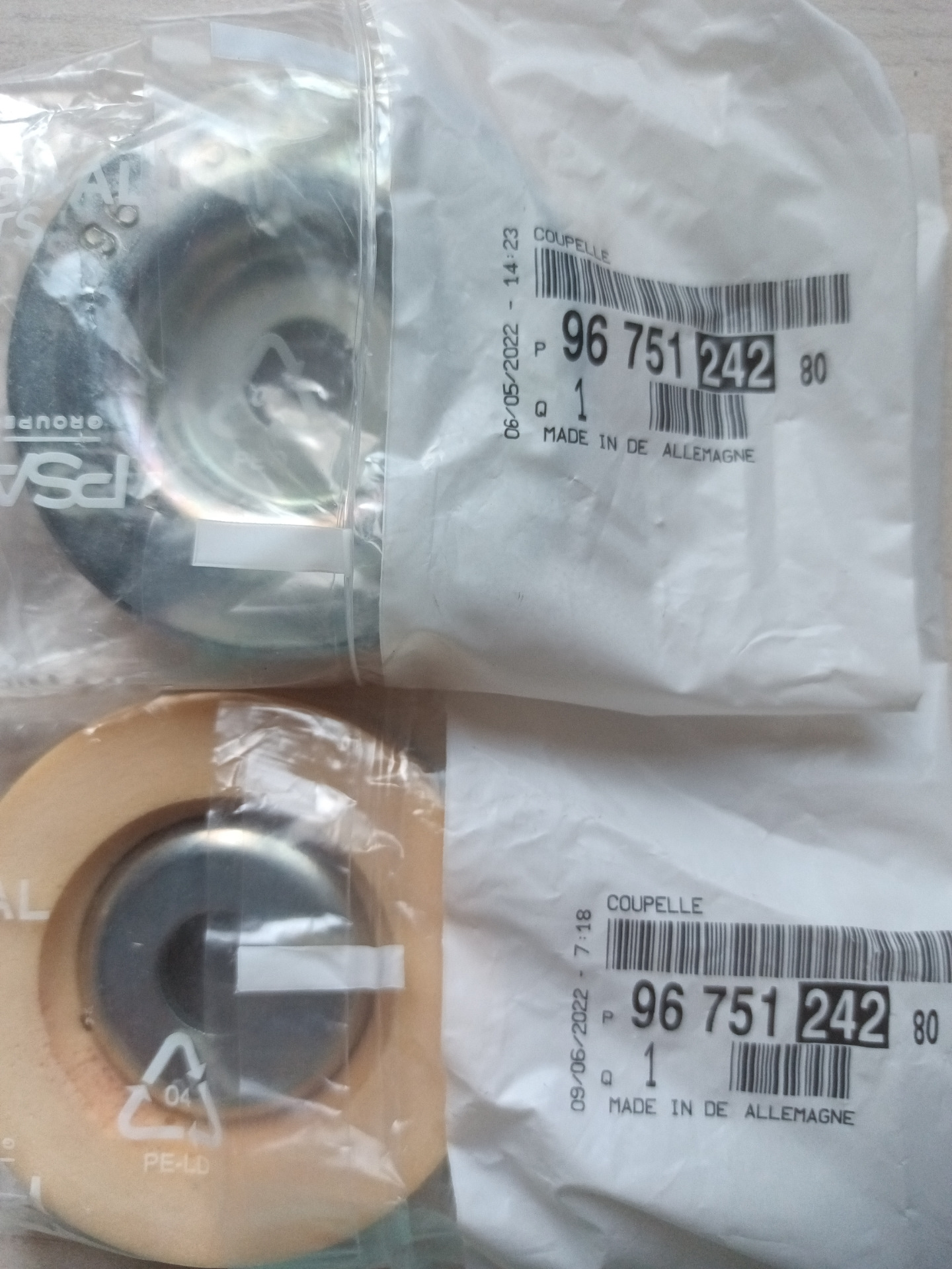 Чашки опоры амортизатора — Peugeot 308 (1G), 1,6 л, 2008 года ...