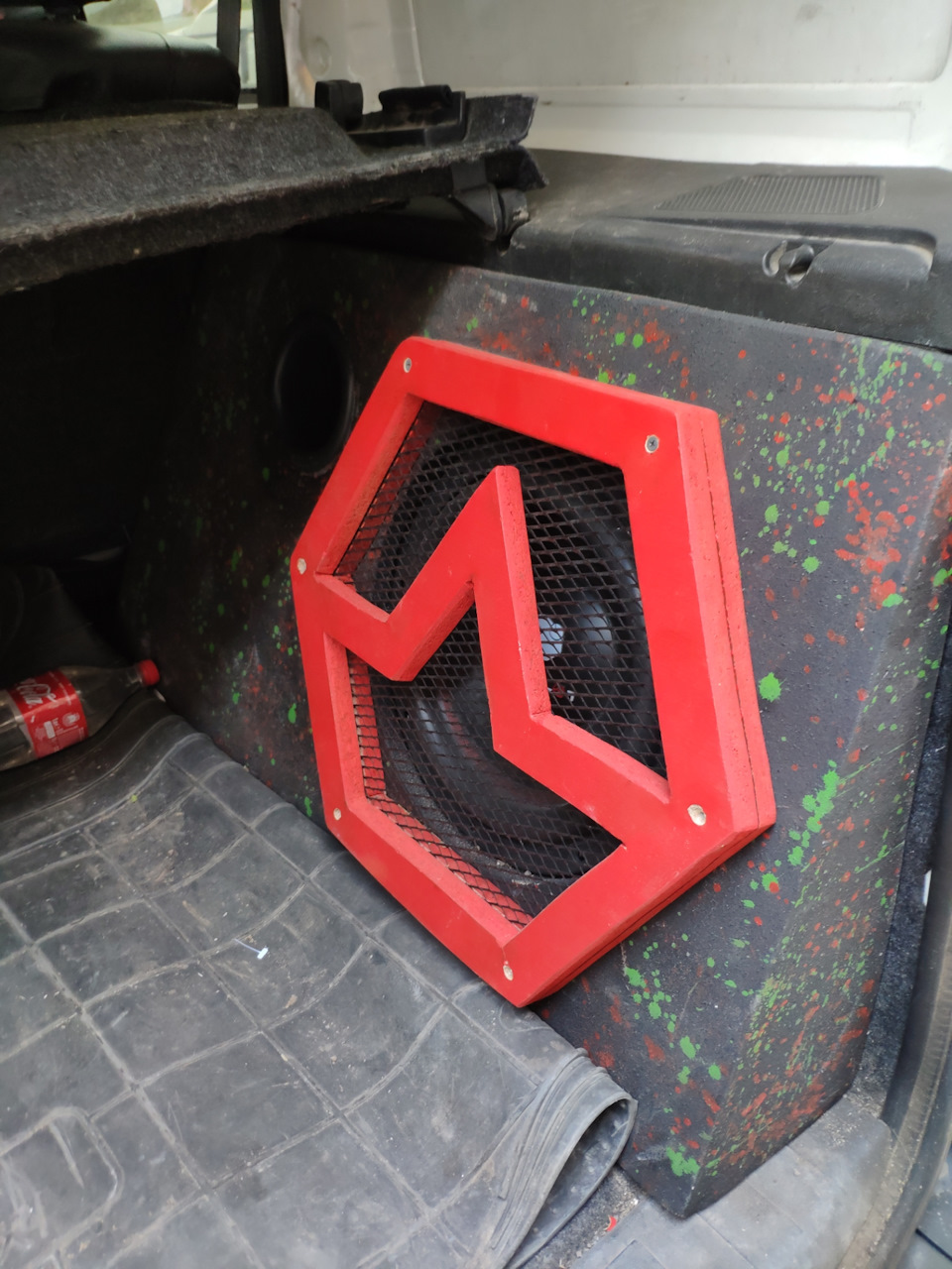 Продам короб стелс под 12 сабвуфер в fiat doblo — FIAT Doblo (1G), 1,9 ...