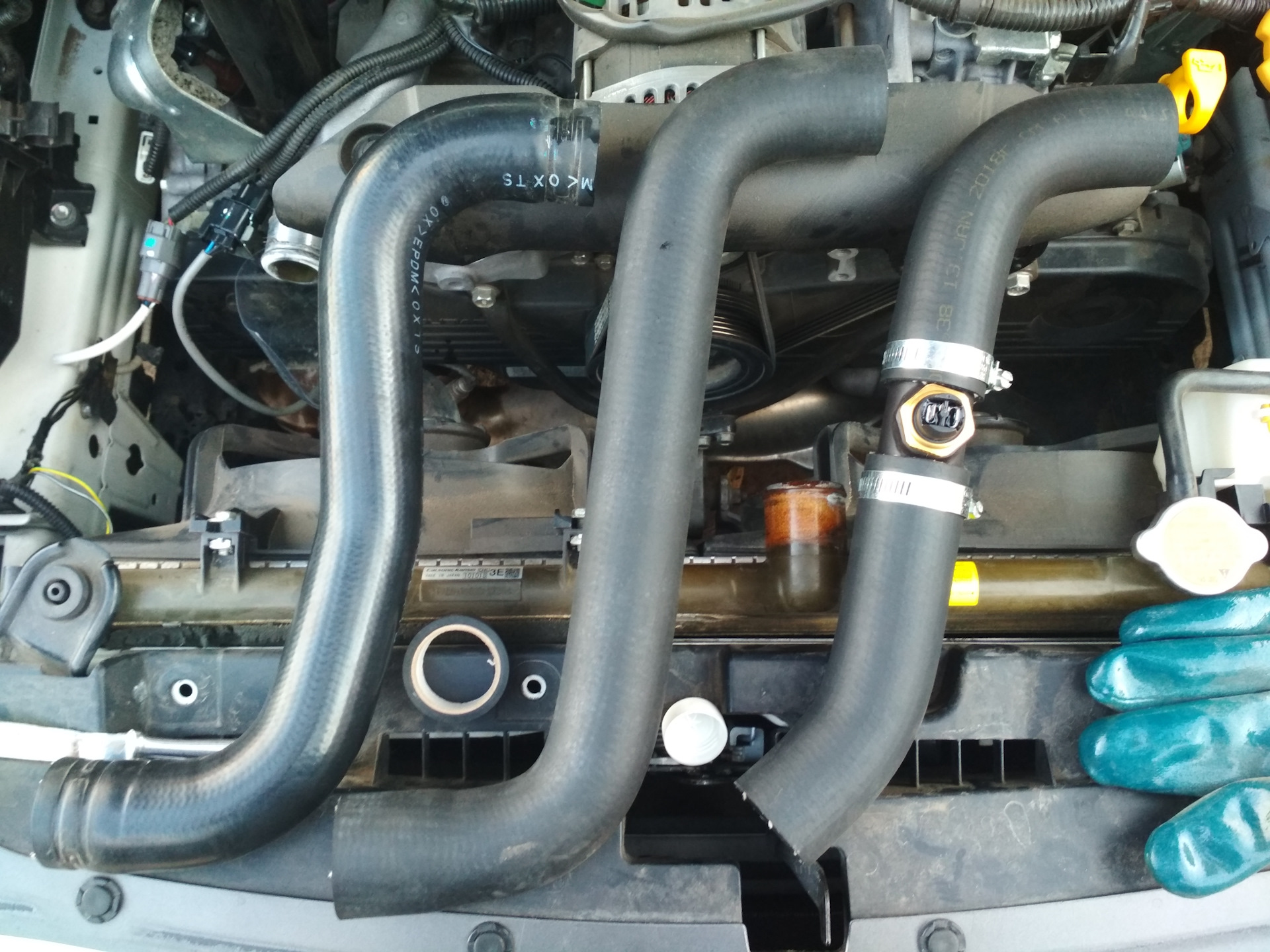 Установка сборки включения вентиляторов на 92С — Subaru Outback (BR), 2 ...