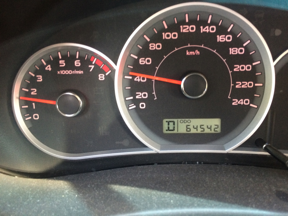 Железная рамка номера, ремонт щупа и замена жижи гура. — Subaru Impreza ...