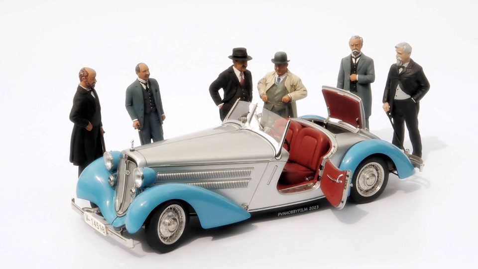 Audi Front 225 Roadster, 1935 (1/18 CMC #M-075B, L.E. 1597/4000