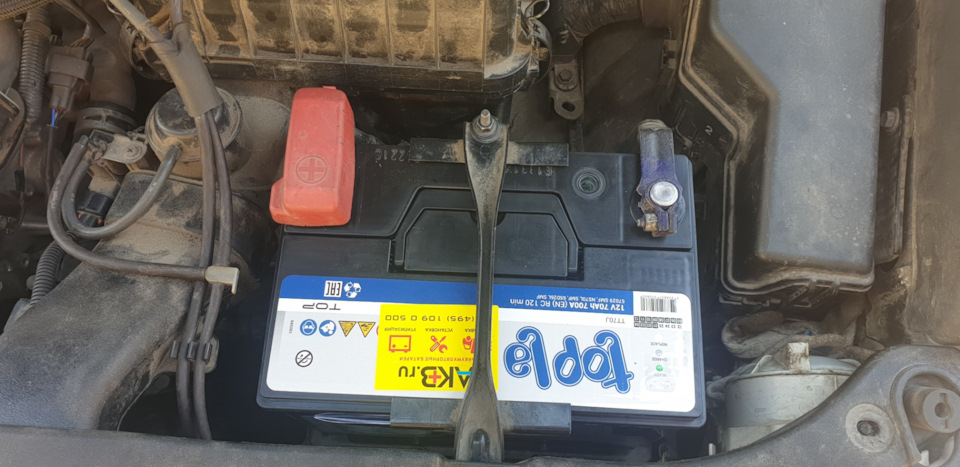 Замена аккумулятора 👍👍👍 — Toyota Camry (XV40), 3,5 л, 2008 года ...