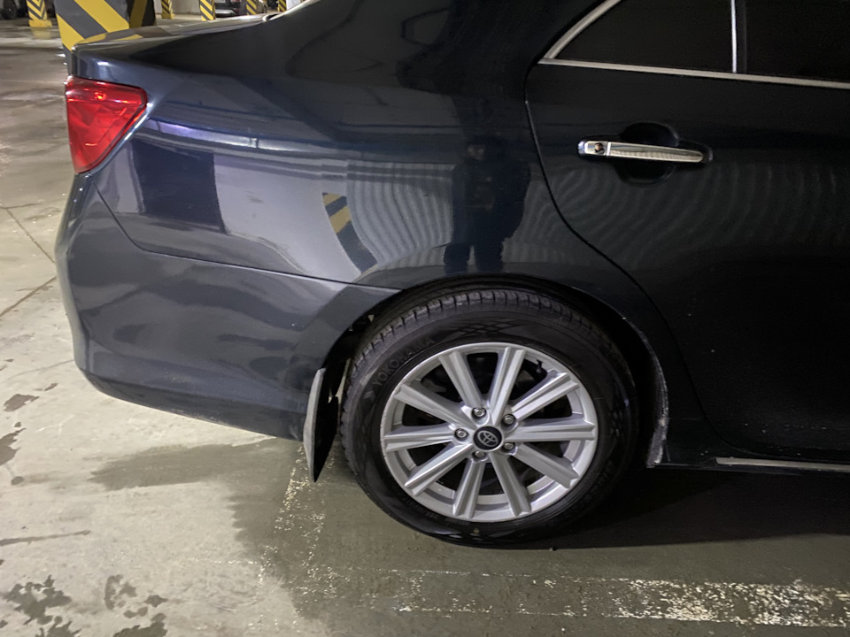 Брызговики ч2 — Toyota Camry (XV50), 2,5 л, 2012 года | другое | DRIVE2