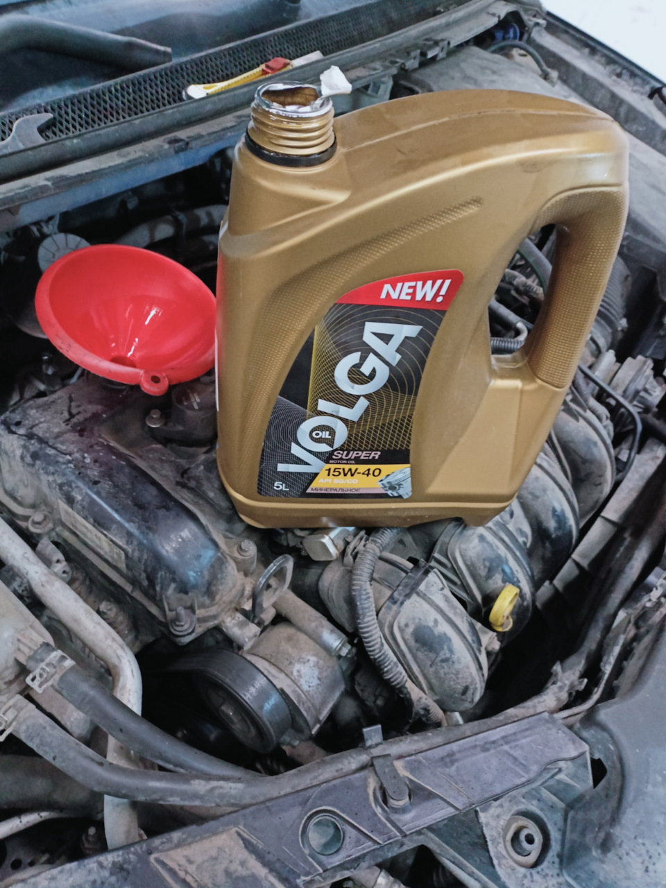 Волга-Ойл Super 15w40 — Ford Focus Sedan II, 2 л, 2011 года | плановое ...