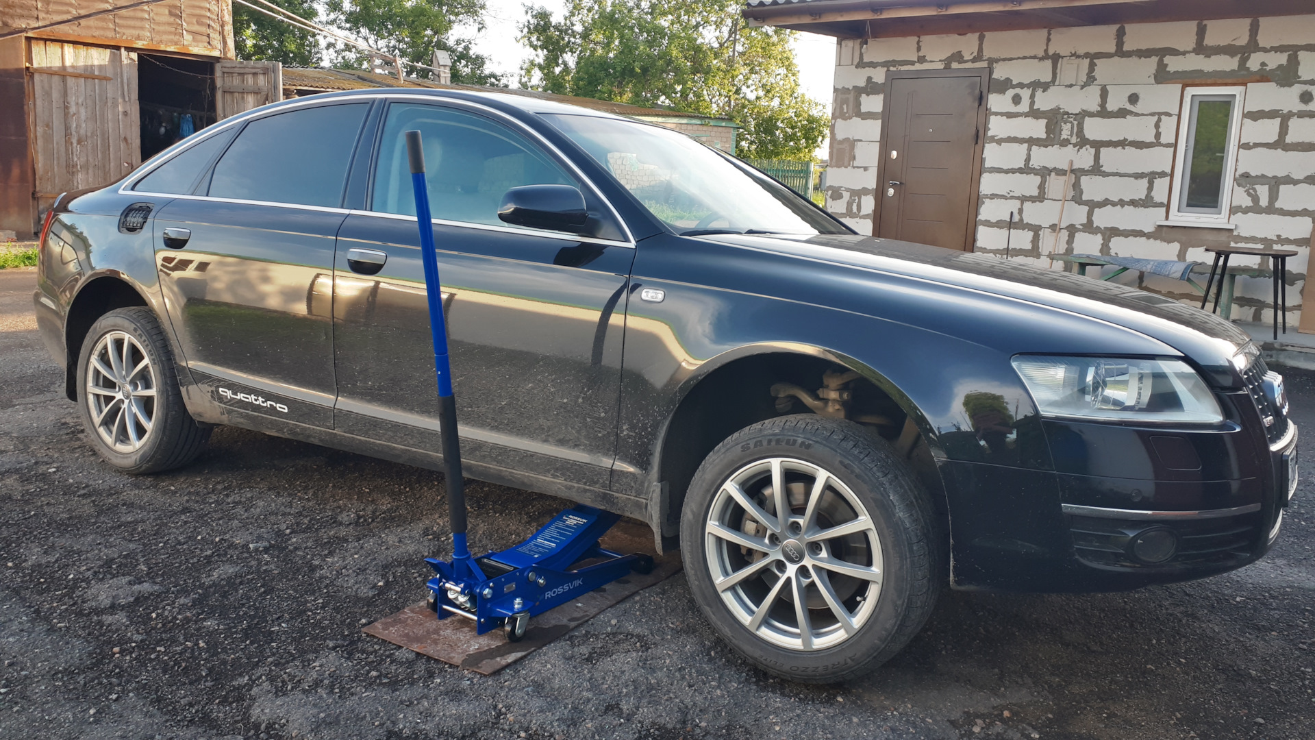 Покупка домкрата Rossvik TH32505B 3т — Audi A6 (C6), 3 л, 2006 года ...