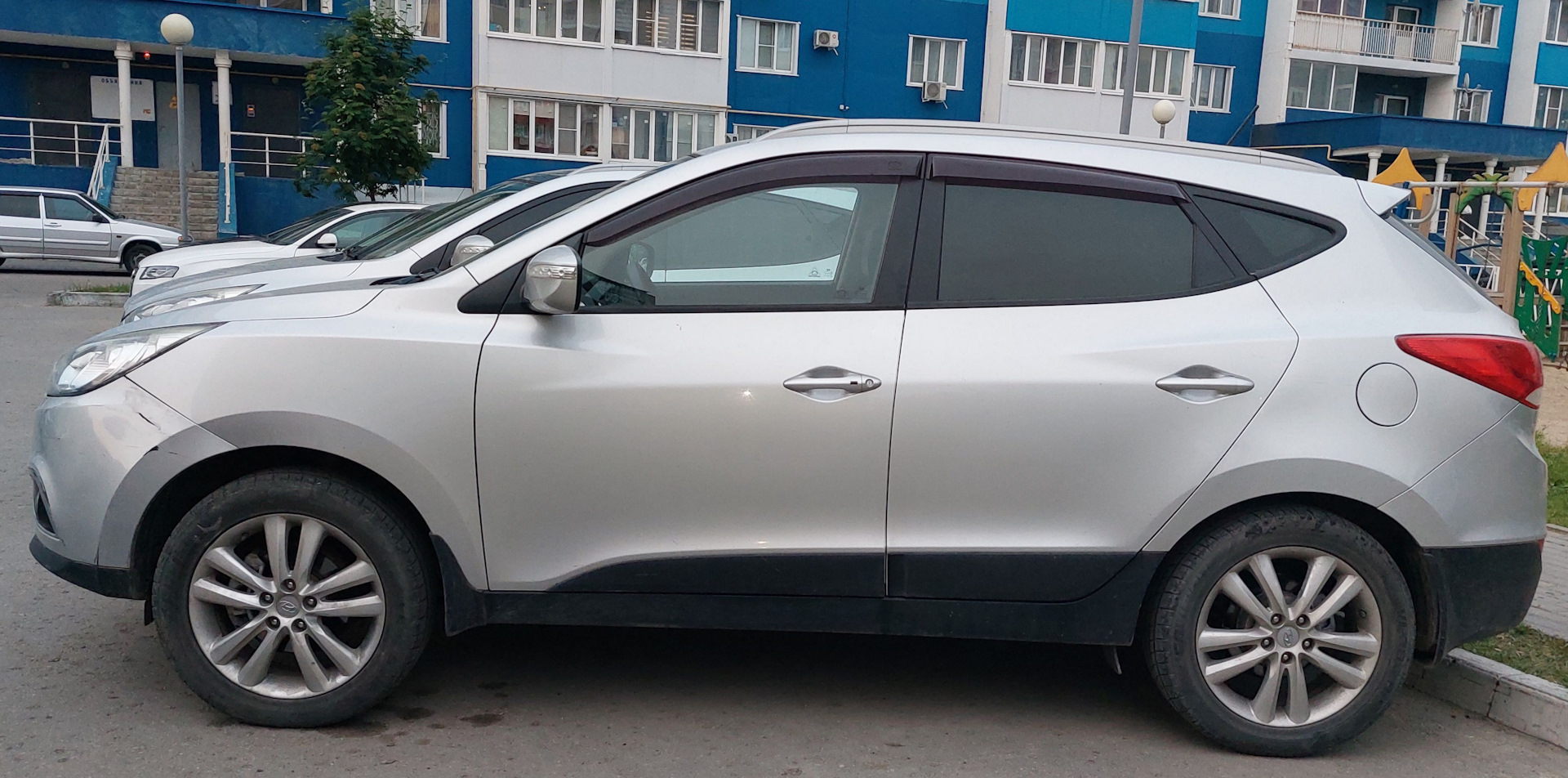 Передние пружины и подвесной подшипник кардана — Hyundai ix35, 2 л ...