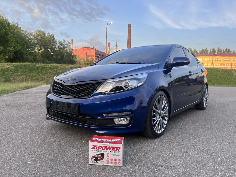 Автомобильный компрессор Zipower! Качает 💪 — KIA Rio (3G), 1,6 л, 2016 ...