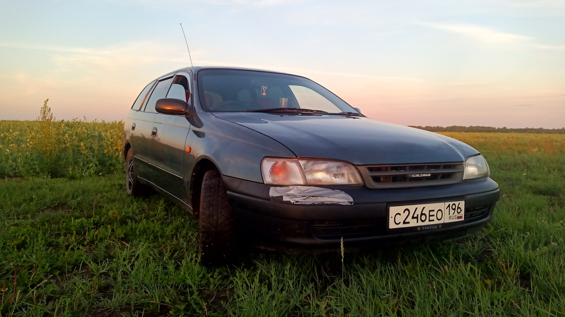 Toyota Caldina (190) 2.2 дизельный 2000 | Зелёная фурия на DRIVE2