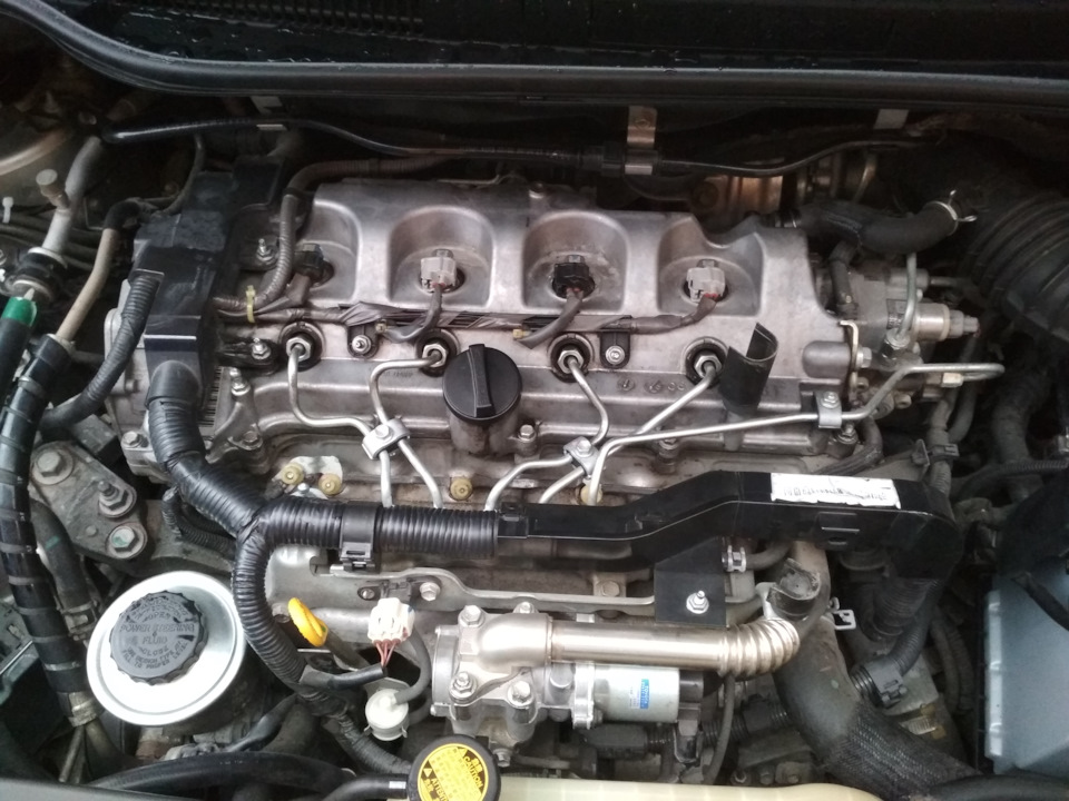 Чистка клапана ЕГР и впускного кол-ра… — Toyota Avensis II, 2 л, 2005 ...