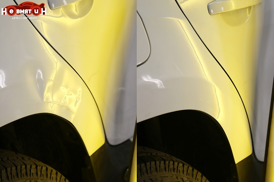 Удалили вмятины без покраски на крыле Renault Duster. 👍🏻 — НЕВМЯТИН на ...
