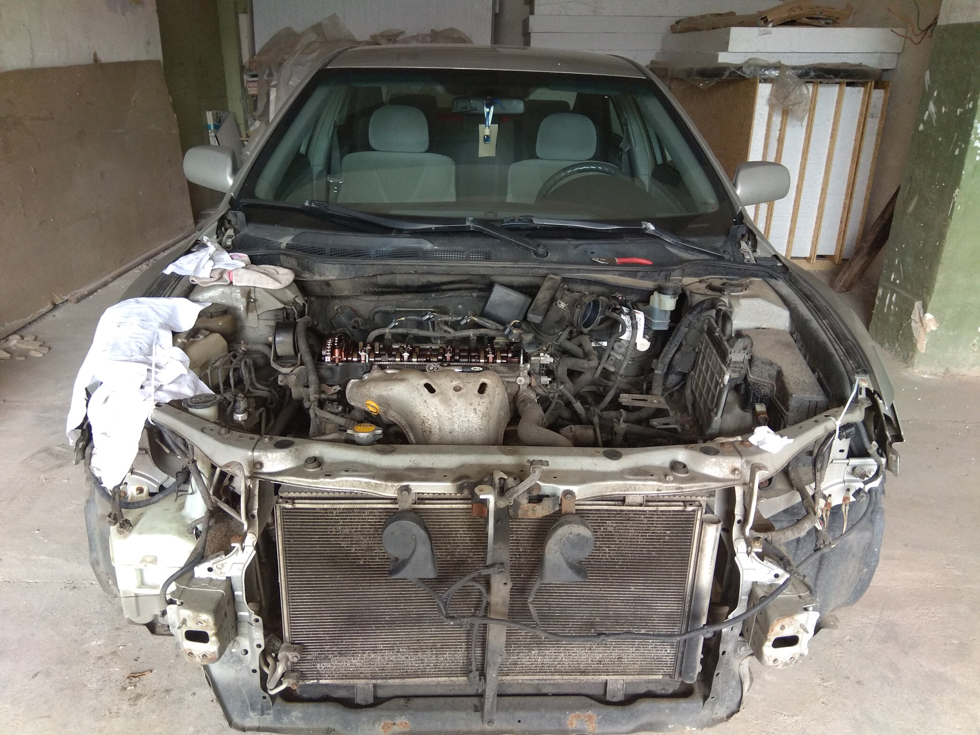 Замена двигателя — Toyota Camry (XV40), 2,4 л, 2006 года | поломка | DRIVE2