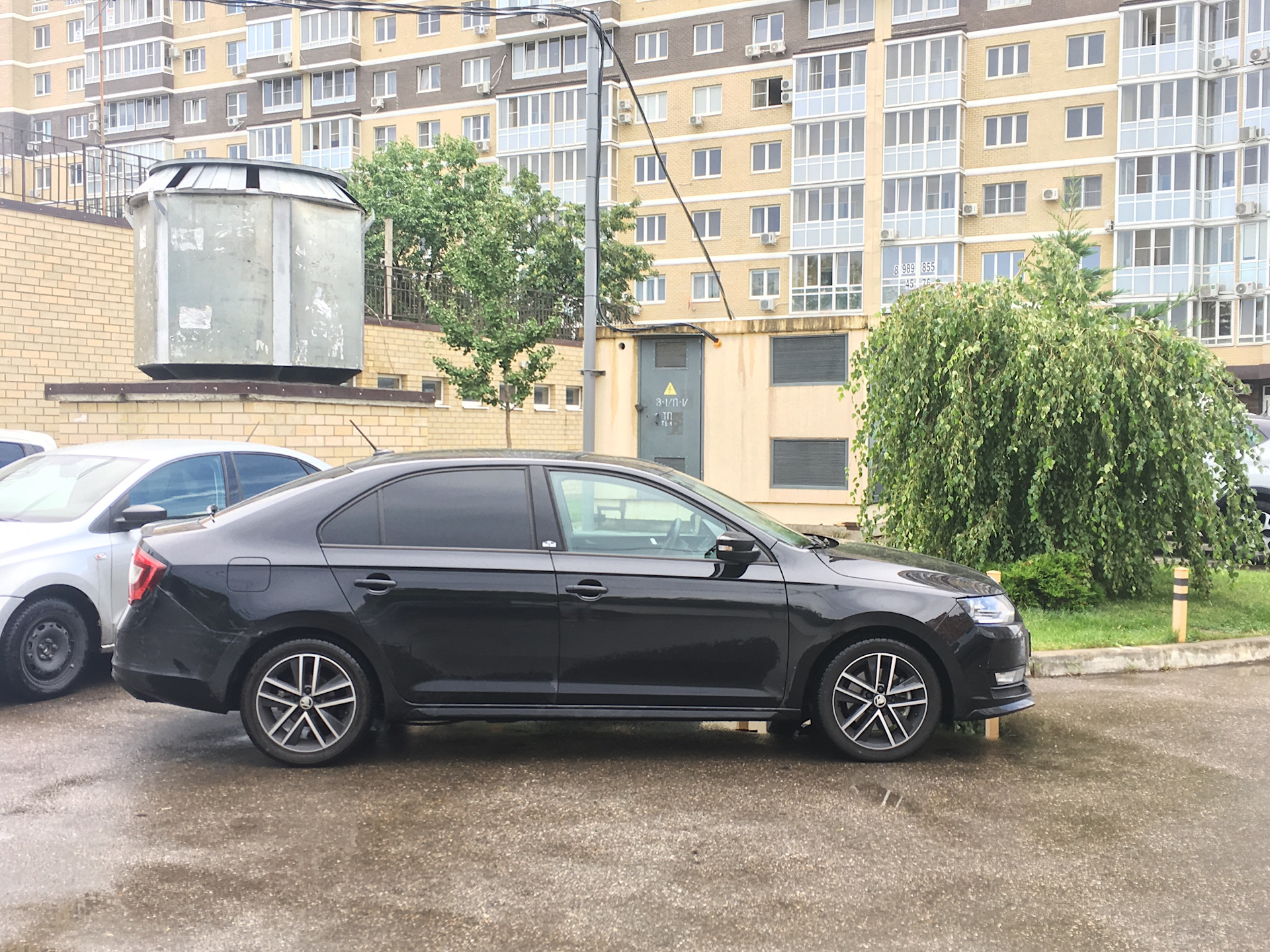 Skoda rapid занижение 70