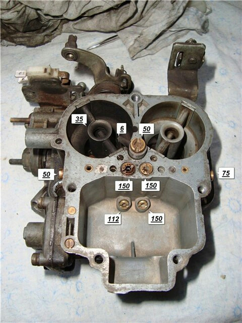 Жиклер карбюратора двигателя