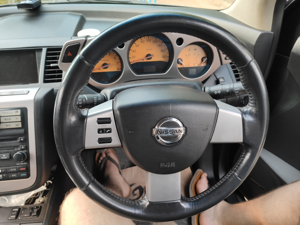 Оплетка на руль — Nissan Murano I, 2,5 л, 2004 года | другое | DRIVE2