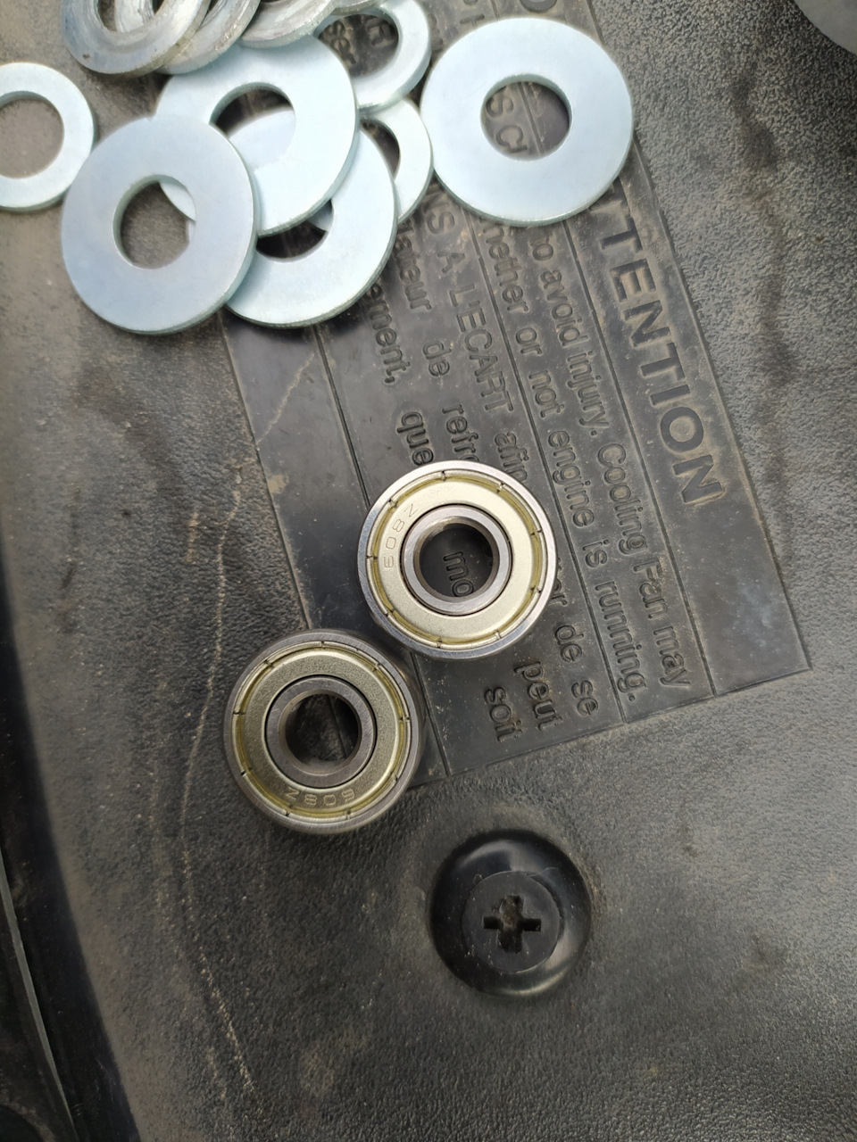 Подшипник вместо втулки. — Toyota Corolla (140/150), 1,4 л, 2008 года ...