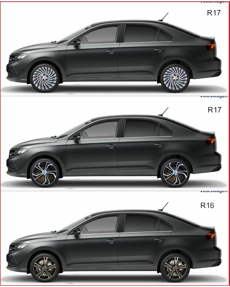 Примерка колесных дисков R16, R17, R18. VW POLO 2020. (шаблоны) —  Volkswagen Polo liftback, 1,6 л, 2021 года | колёсные диски | DRIVE2