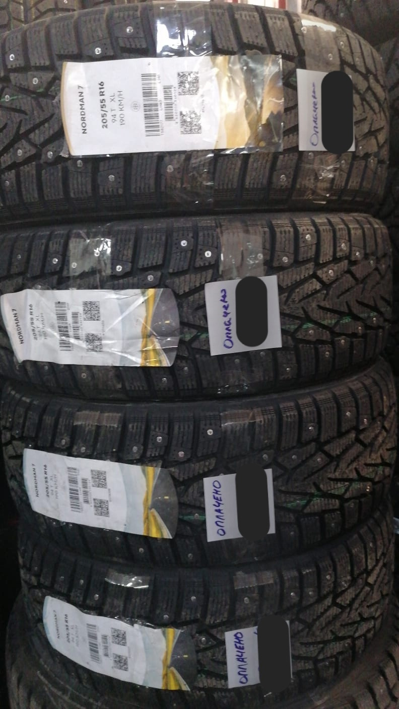 Зимняя резина Nordman 7 205/55 R16 — Ford Focus Hatchback II, 1,6 л ...