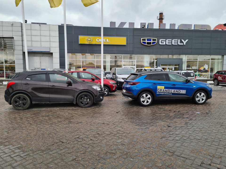 Opel выбрать другой автомобиль mokka