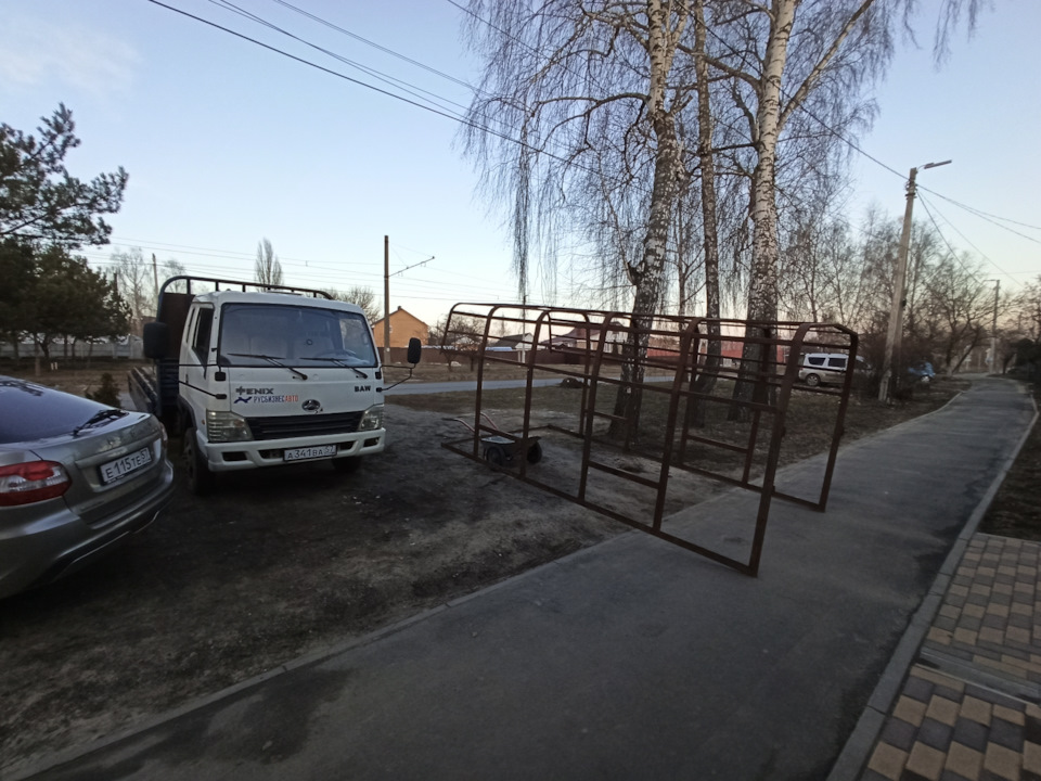Каркас под тент — BAW FENIX 33462 Е4, 3,2 л, 2013 года | своими руками ...