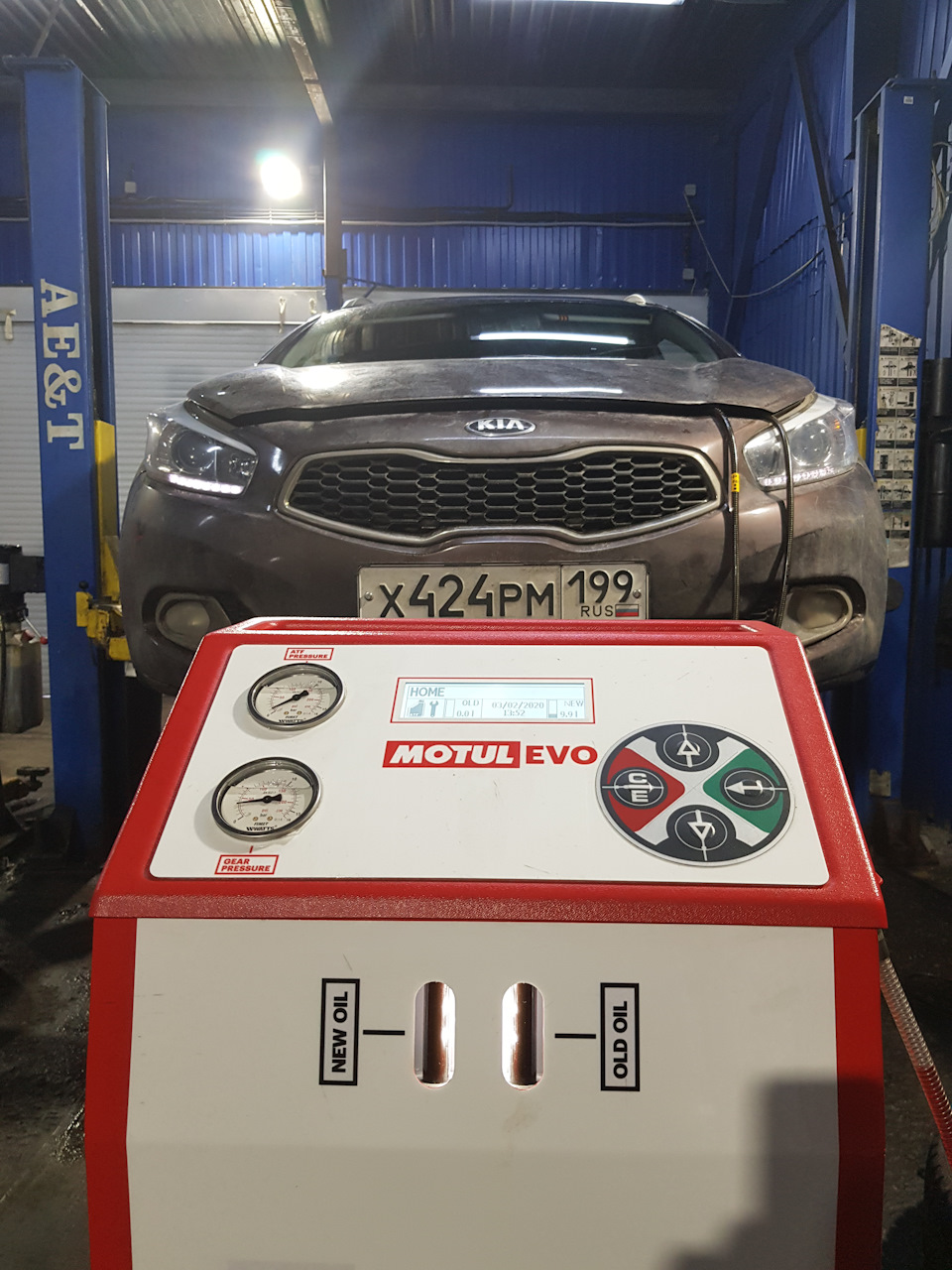 #21 Полная замена масла в АКПП Kia Ceed. Революционный аппарат по ...