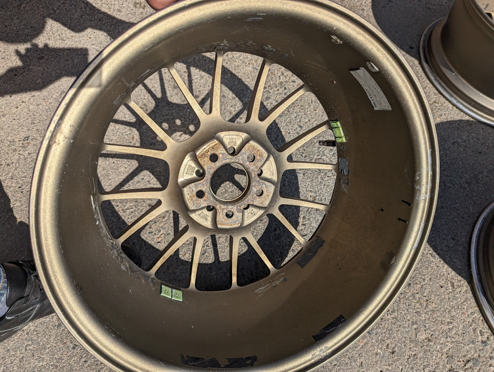 Красивые кованые диски RAYS Volk Racing SE37 R17 — Subaru Outback (BP ...