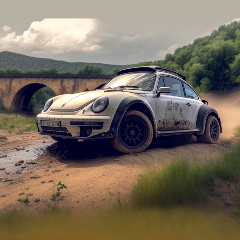 VW Beetle a4 ретростиль