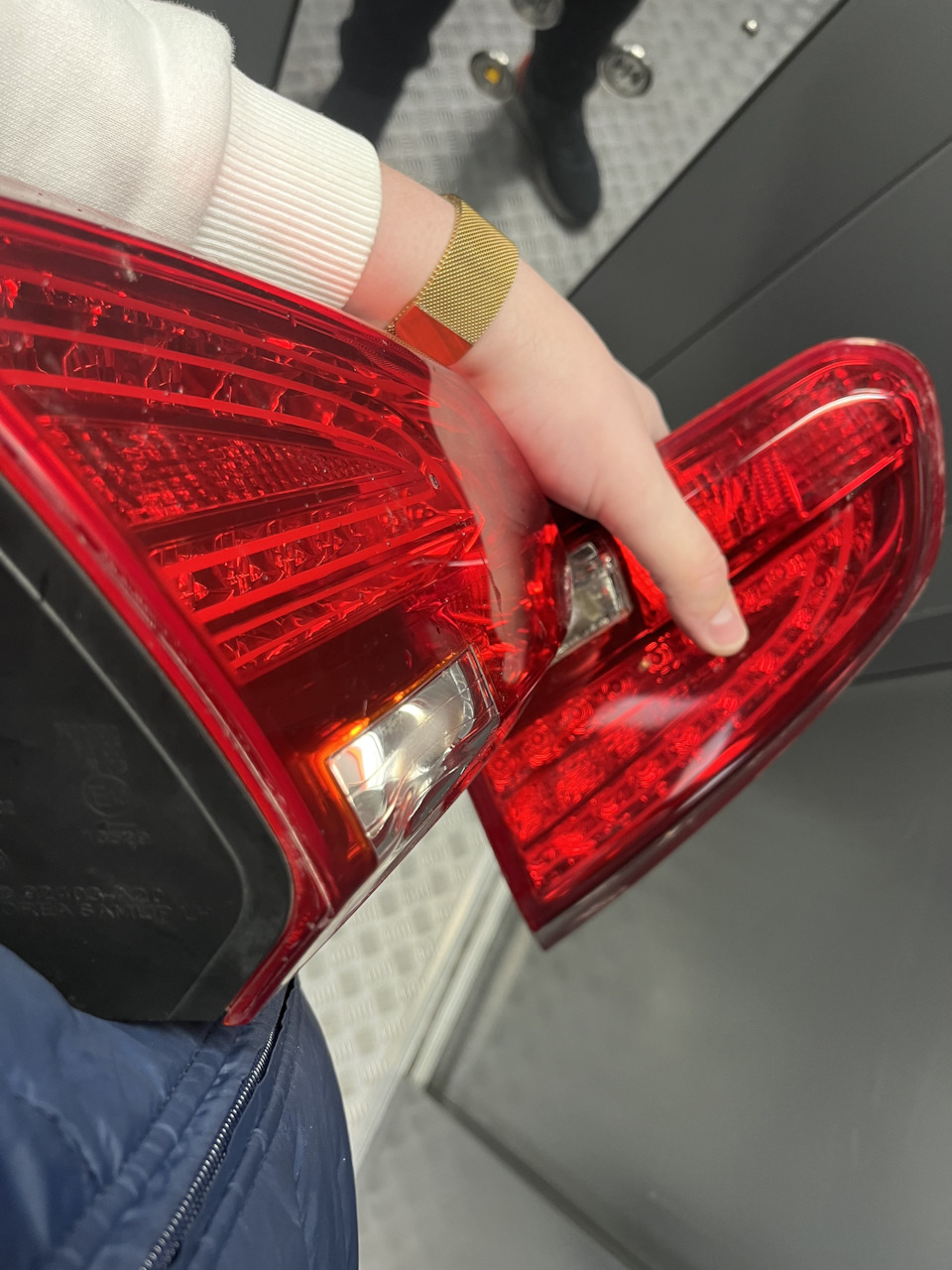 Задние диодные LED фонари от дорестайлинга — KIA Ceed (2G), 1,6 л, 2018 ...