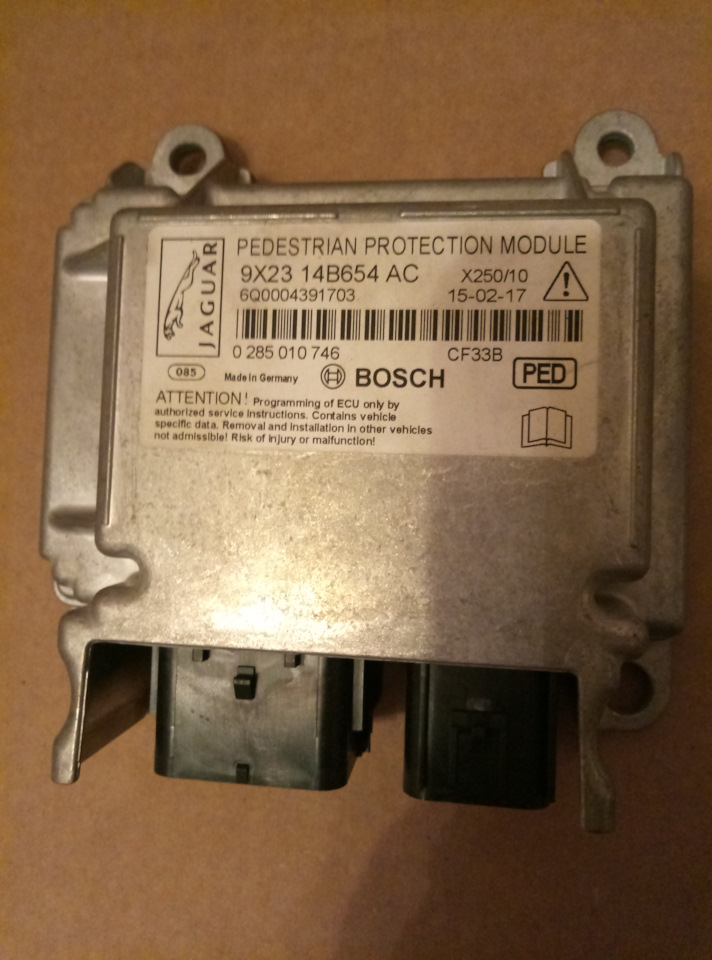 Блок управления подушками безопасности Ягуар XF на Jaguar XF (1G). | 1 ...