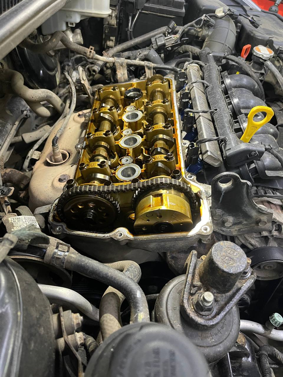 ТО и замена цепи — Hyundai Solaris Hatchback, 1,6 л, 2011 года | визит ...