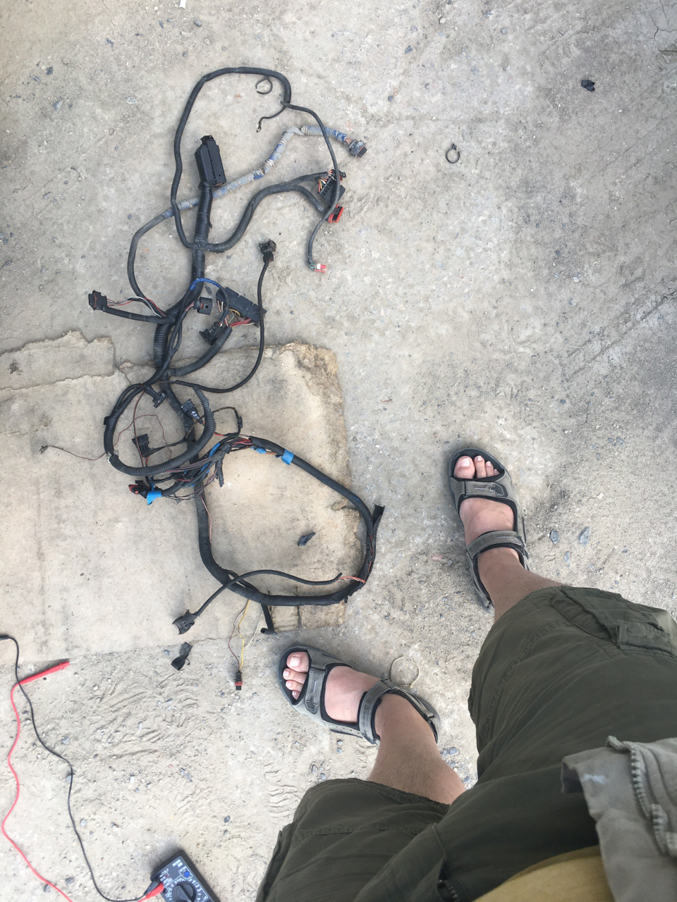 Замена проводки (УМЗ-4216) подкапотной от ЭБУ — ГАЗ Газель, 2,1 л, 2013 ...