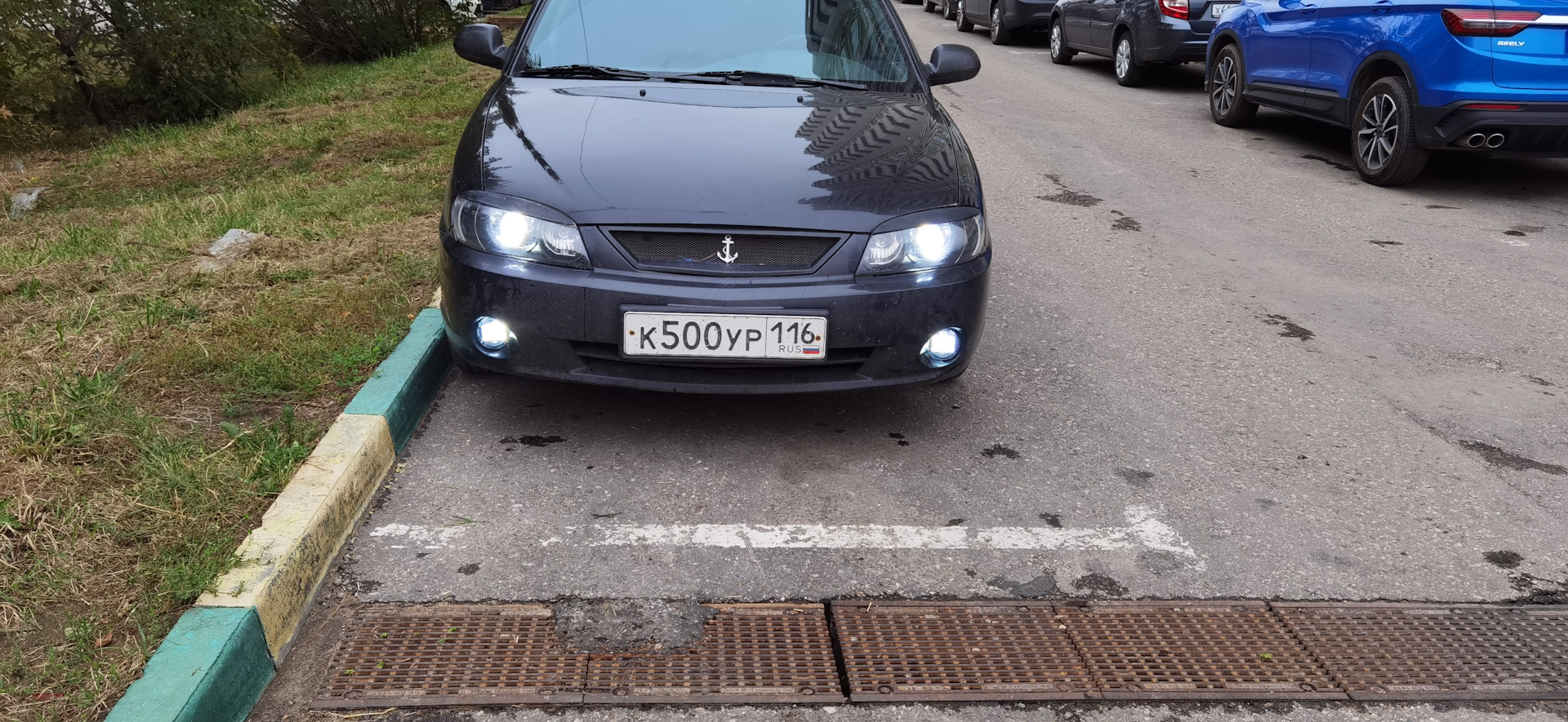 LED ПТФ двухрежимные — KIA Spectra, 1,6 л, 2007 года | стайлинг | DRIVE2