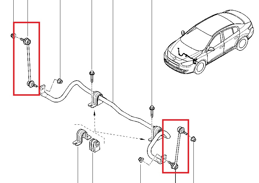 Подвеска рено сценик 2 схема передняя