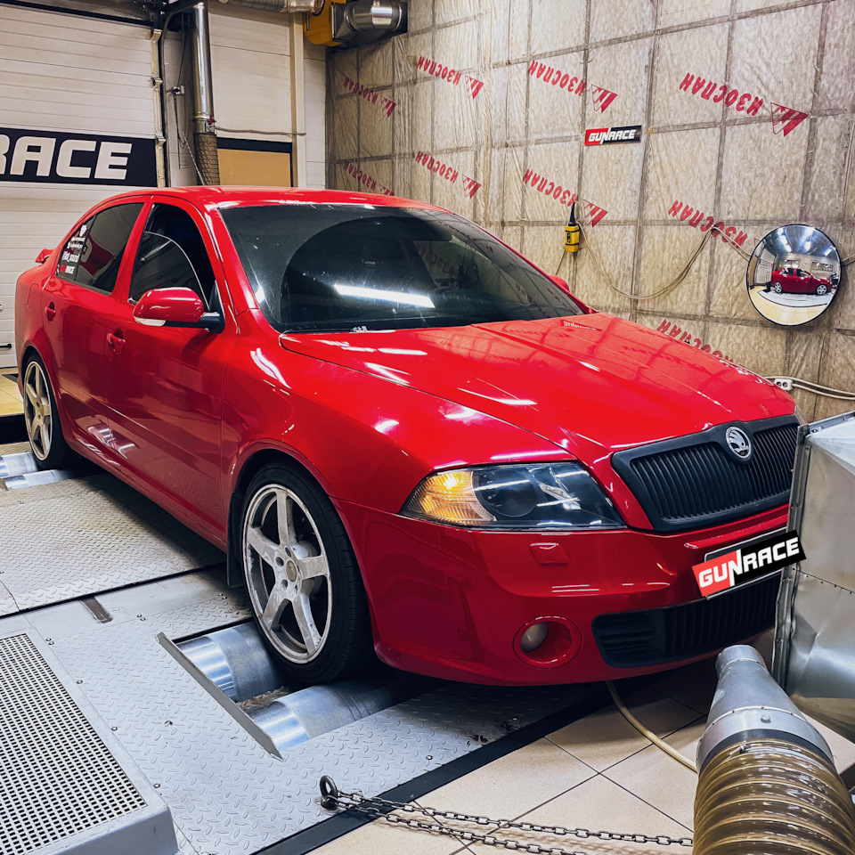 Stage 3 Skoda Octavia RS A5 2.0 на турбине Profit Turbo PT350 — GunRace на  DRIVE2