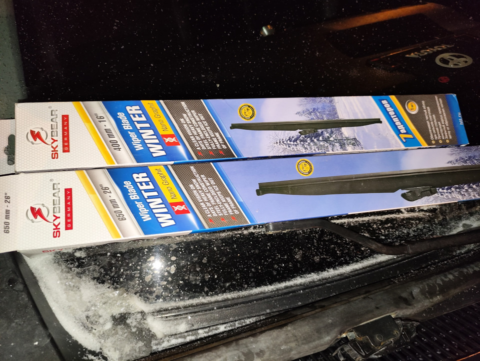 Рав 4 зимние щётки sky bear winter #45 — Toyota RAV4 (IV), 2,5 л, 2014 ...