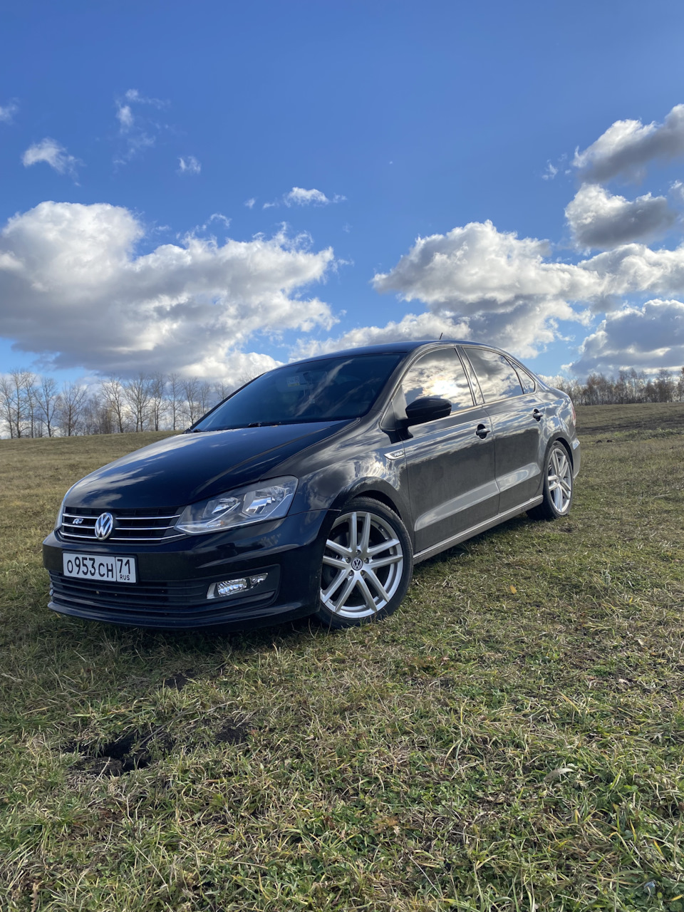 Новые диски и резина — Volkswagen Polo Sedan, 1,6 л, 2019 года ...