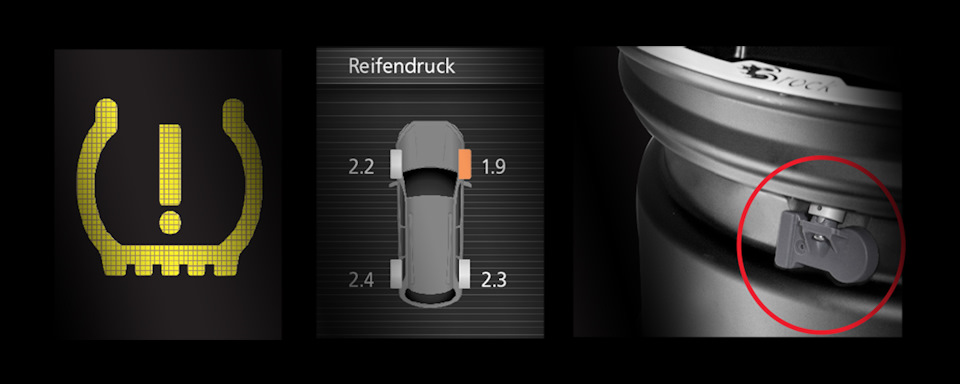 Система контроля давления в шинах skoda