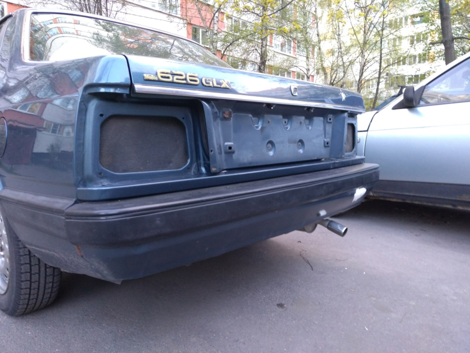 Корма. (Первый подход) — Mazda 626 II (GC), 2 л, 1987 года | стайлинг ...