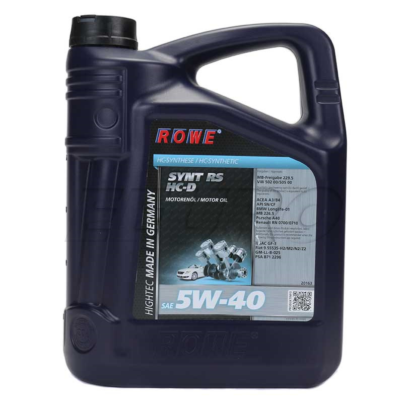 Масло rowe 5w 40. Rowe 5w40 HC Synthetic. Rowe RSI 5w40. Rowe 5-40. Rowe 5w40 RSI 5л.