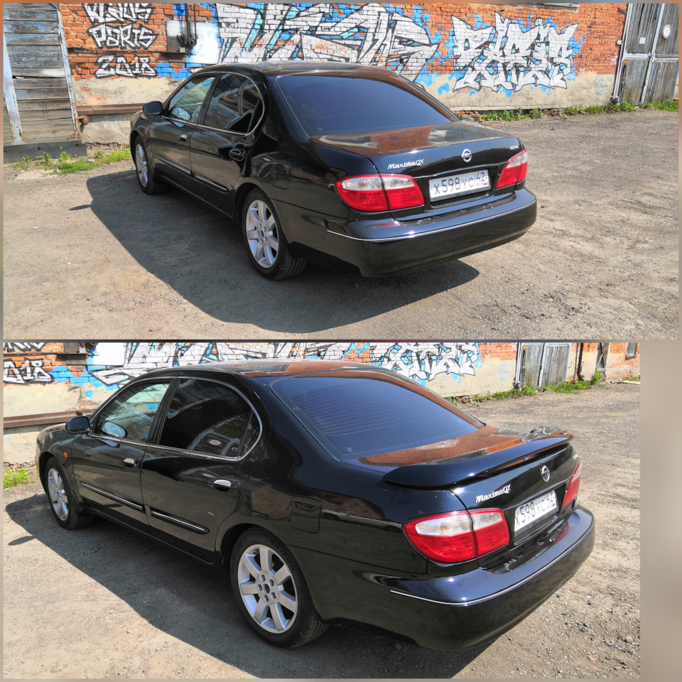 Спойлер — Nissan Maxima QX (A33), 3 л, 2004 года | запчасти | DRIVE2