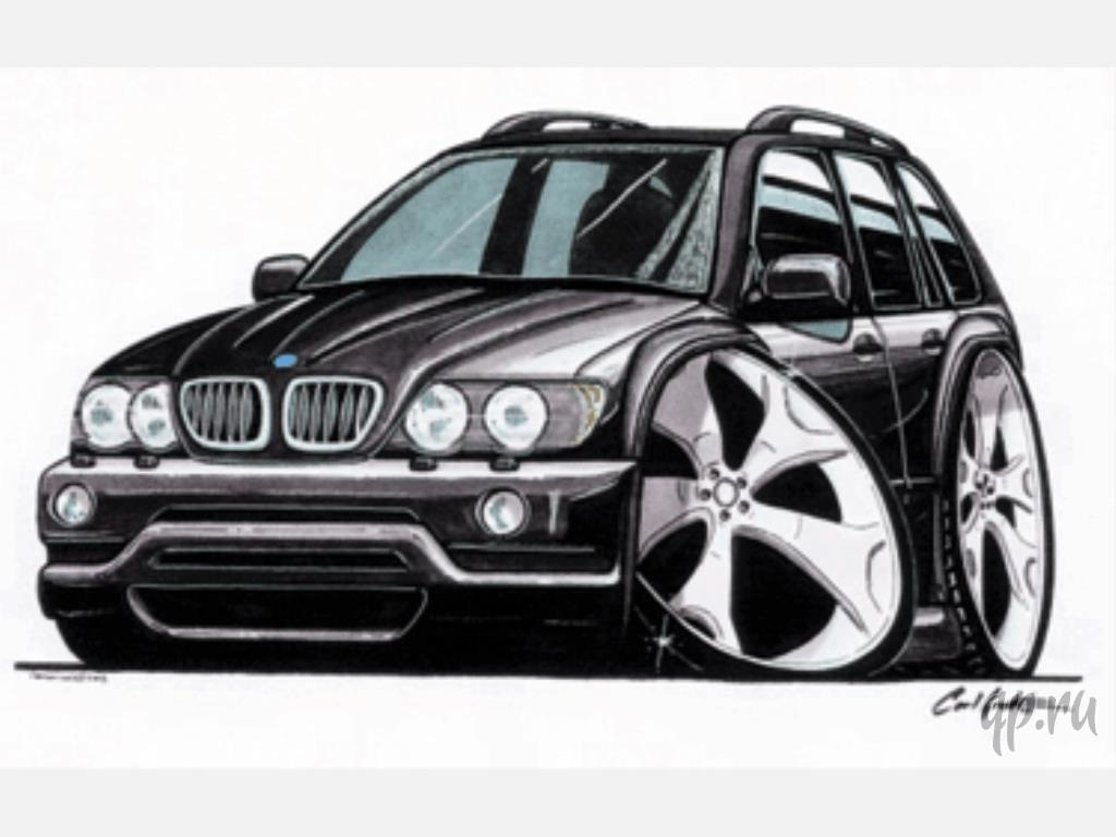 Bmw x5 рисунок