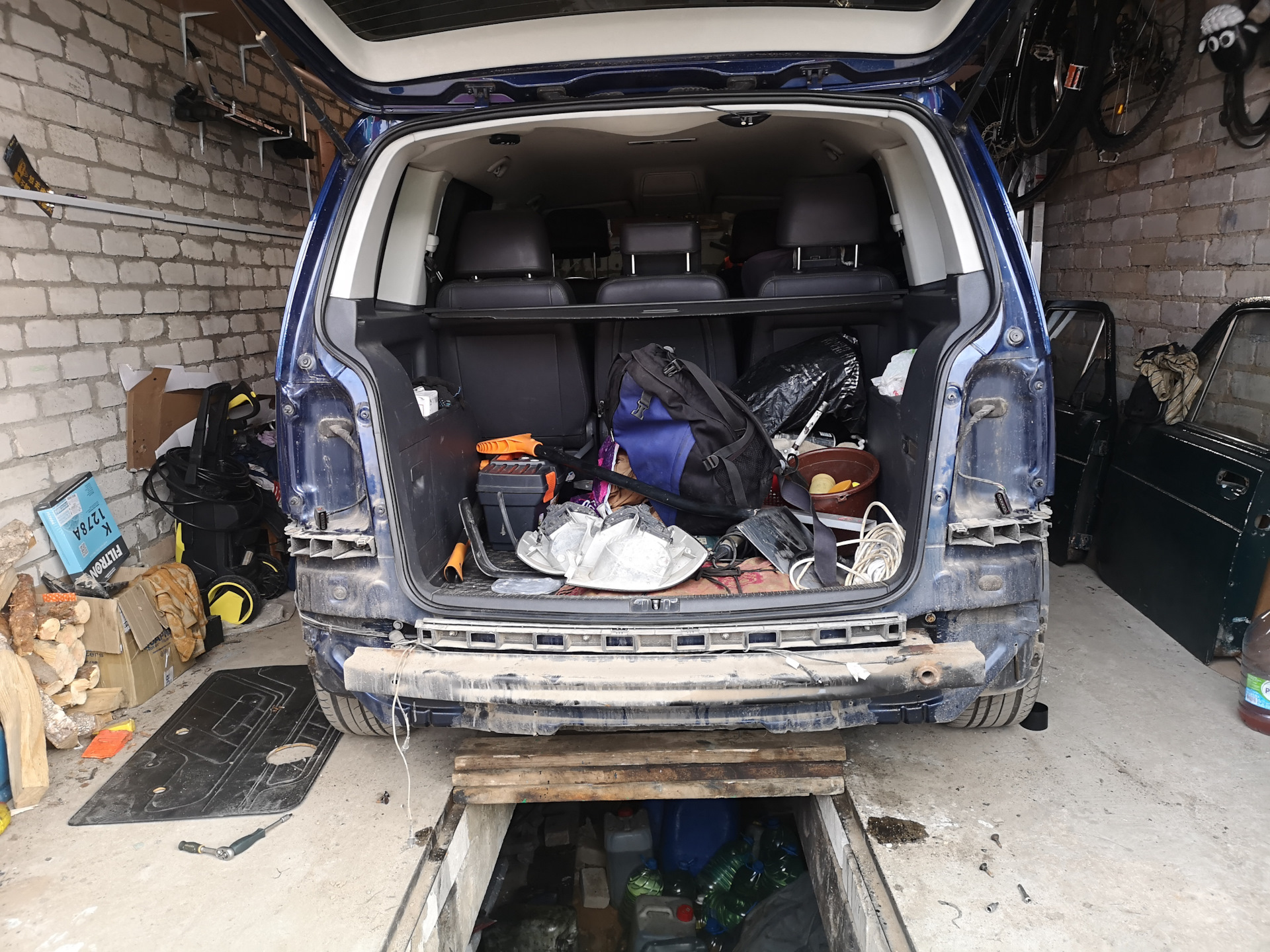 Установил фаркоп. — Volkswagen Touran (1G), 1,9 л, 2008 года ...