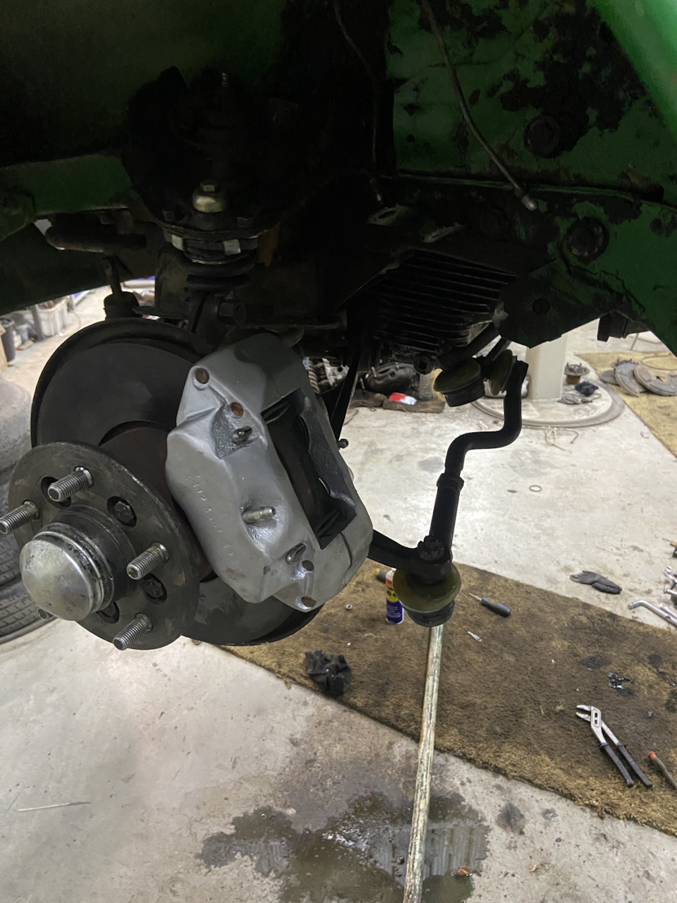 Тормоза и подвеска — Москвич 2140 SL, 1,5 л, 1986 года | плановое ТО ...