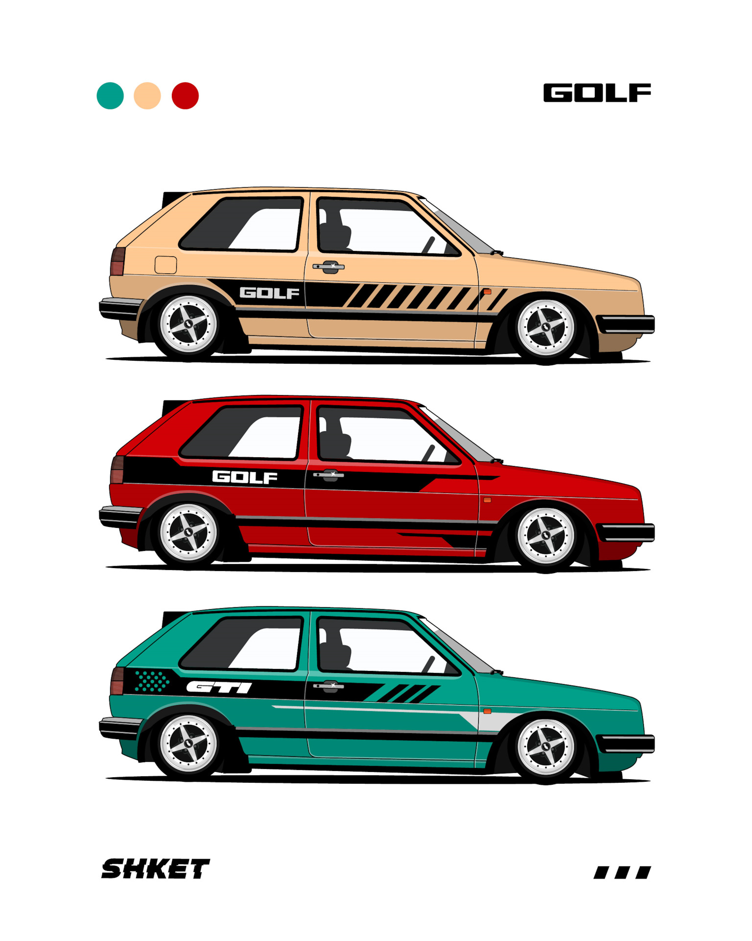 17. Ливрея — Volkswagen Golf Mk2, 1,6 л, 1990 года стайлинг DRIVE2