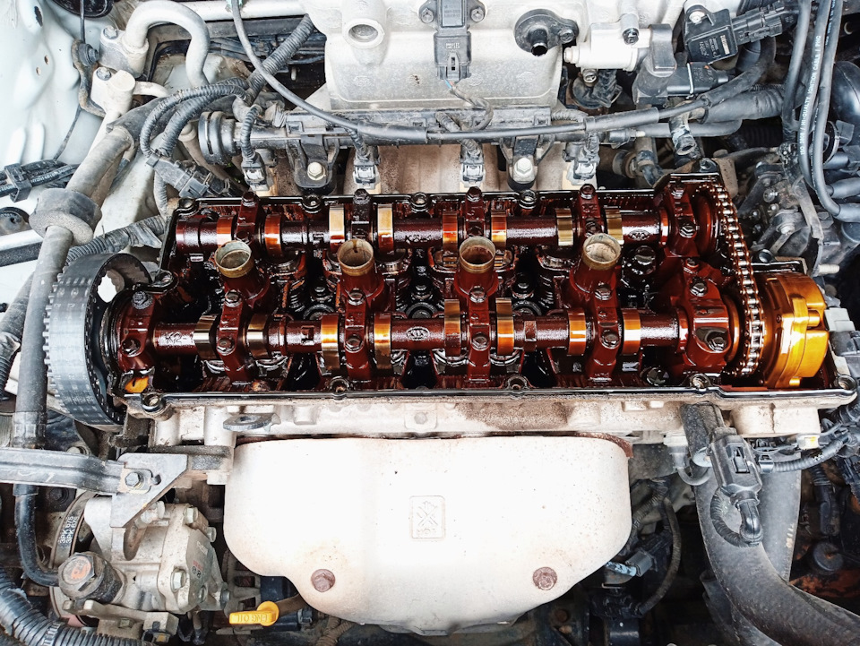 127800. Прокладка крышки клапанов. Димексид в g4gc. — KIA Sportage (2G ...