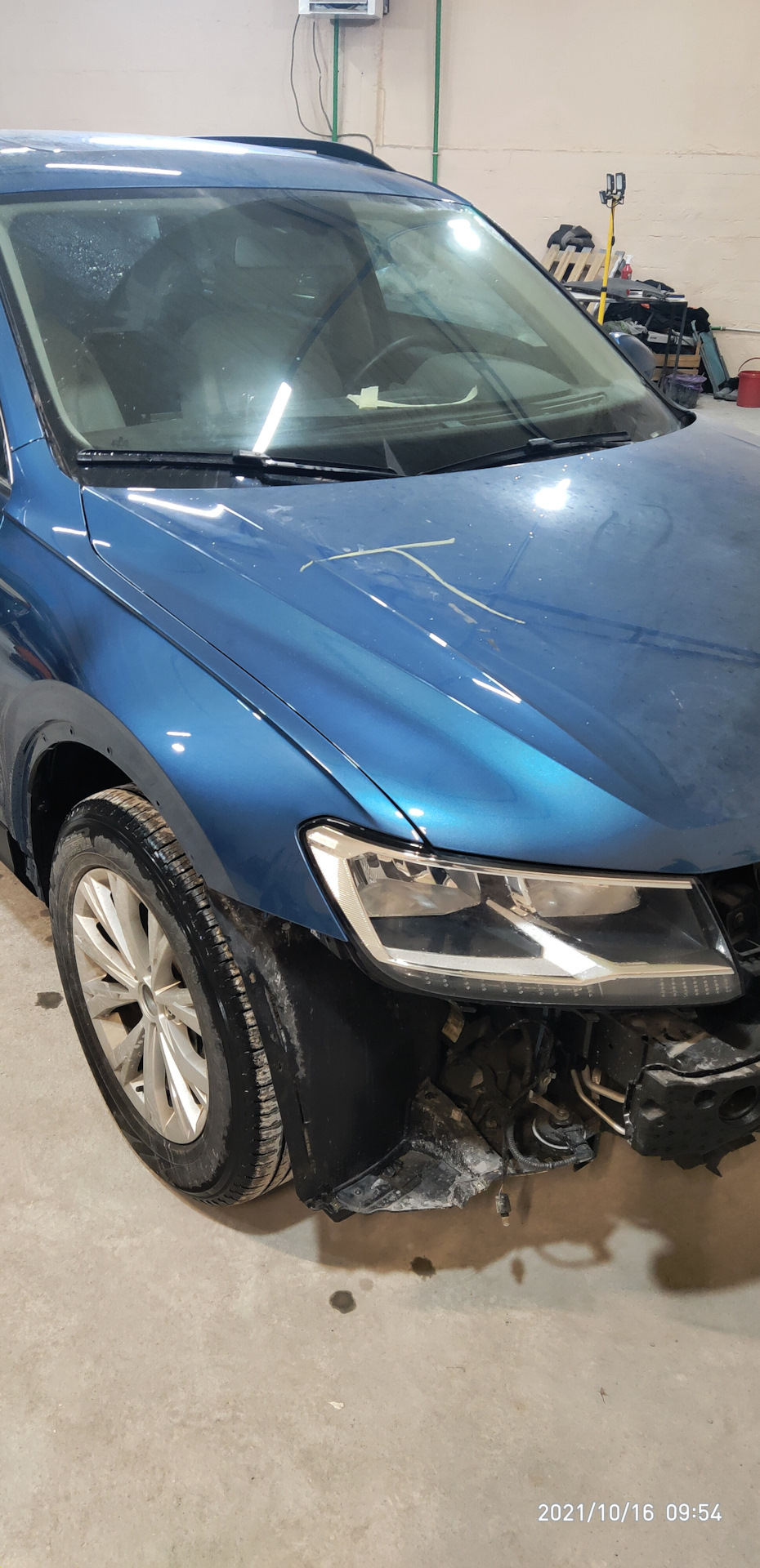 Покрасили Тигуан — Volkswagen Tiguan Allspace, 2 л, 2018 года ...