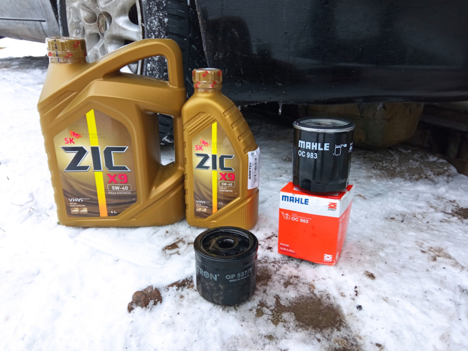 Масло зимой 5w40. ZIC 162613